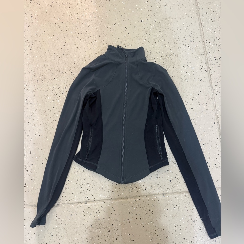 Lululemon Sculpting Black Zip-Front Jacket